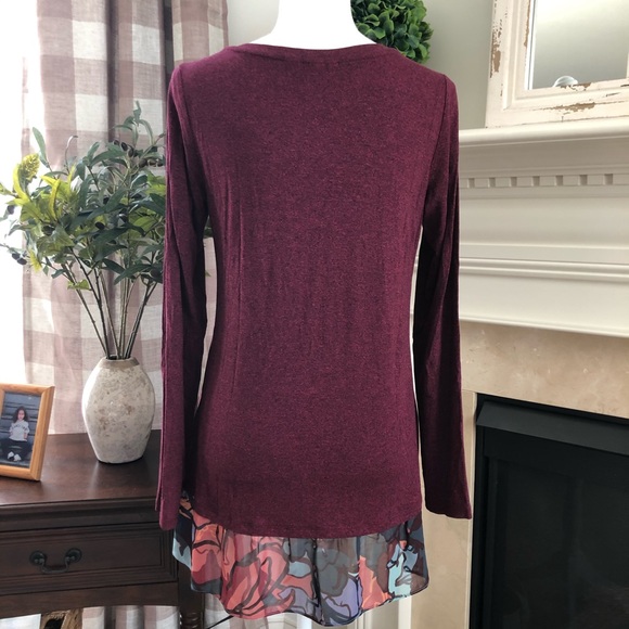 LOGO Lori Goldstein XS Long Sleeve Top - Picture 5 of 12